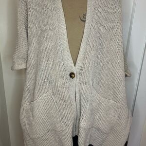 Women's Cream Knit Sweater